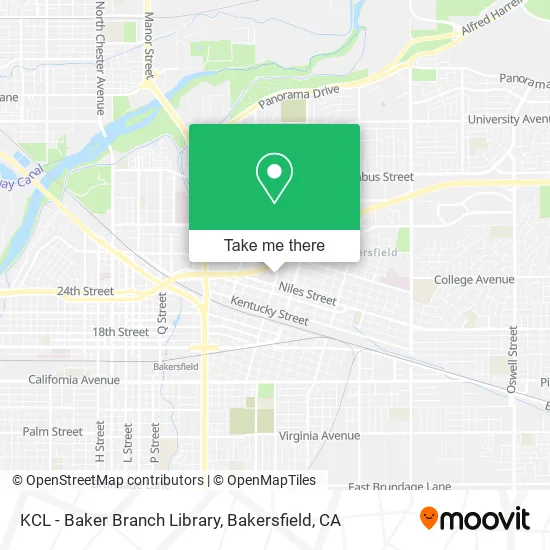KCL - Baker Branch Library map