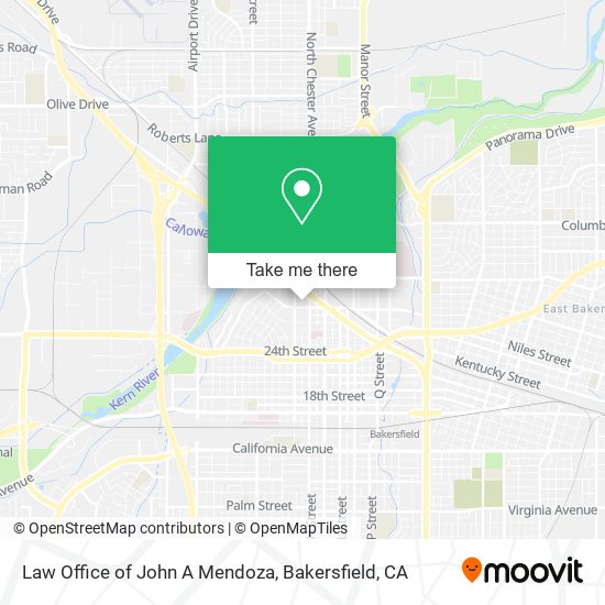 Law Office of John A Mendoza map