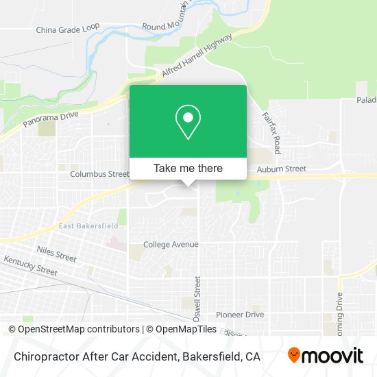 Mapa de Chiropractor After Car Accident