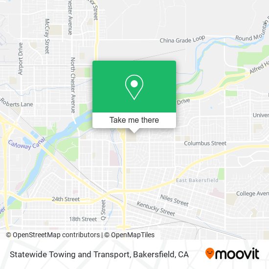 Mapa de Statewide Towing and Transport