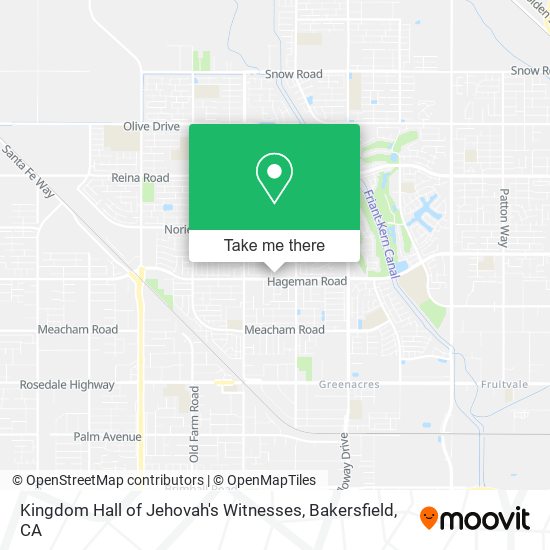 Kingdom Hall of Jehovah's Witnesses map