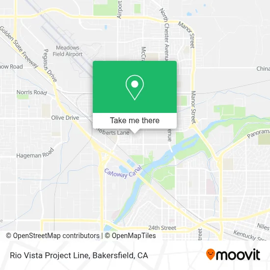 Rio Vista Project Line map