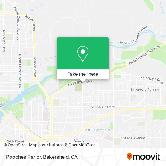 Pooches Parlor map