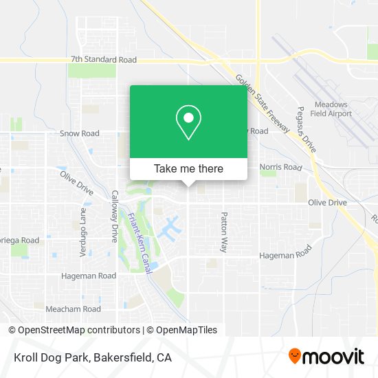 Kroll Dog Park map