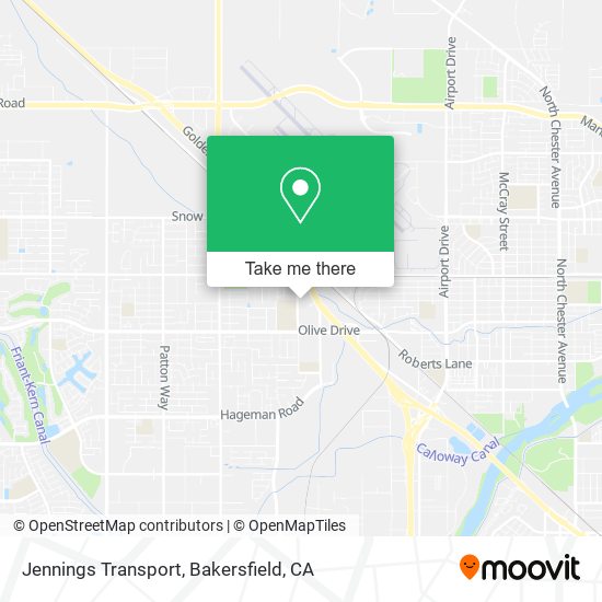 Jennings Transport map