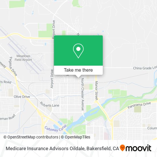 Medicare Insurance Advisors Oildale map