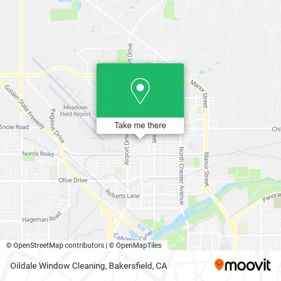 Mapa de Oildale Window Cleaning