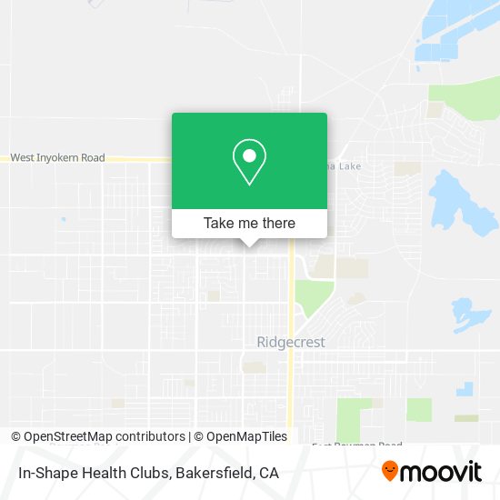 In-Shape Health Clubs map