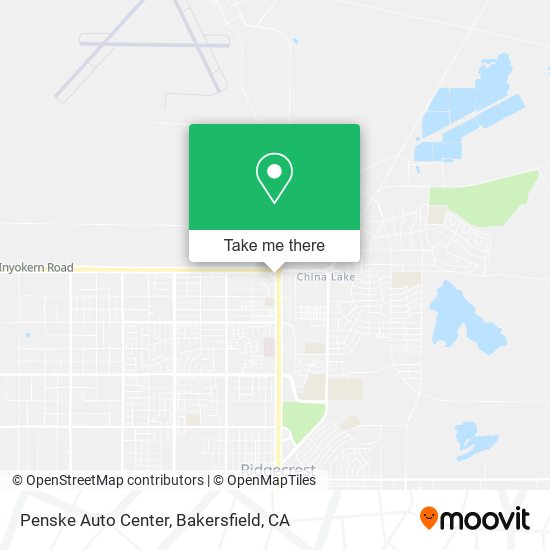 Mapa de Penske Auto Center
