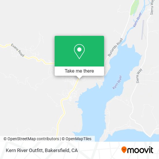 Kern River Outfitt map