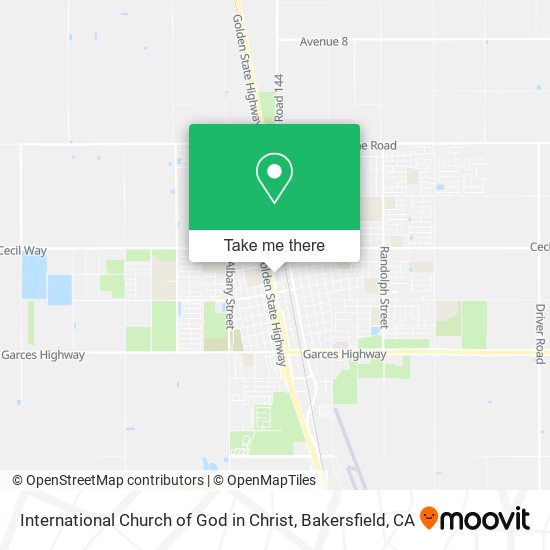 Mapa de International Church of God in Christ