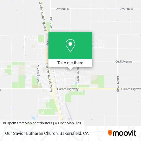 Mapa de Our Savior Lutheran Church
