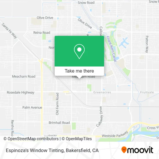 Espinoza's Window Tinting map