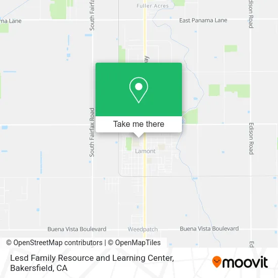 Lesd Family Resource and Learning Center map