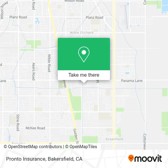 Pronto Insurance map