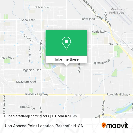 Ups Access Point Location map