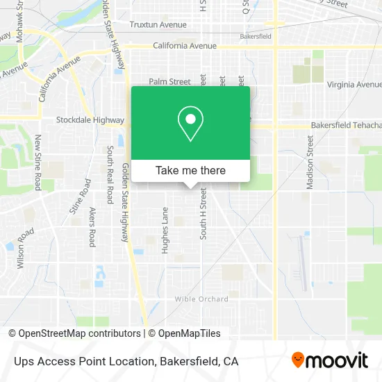 Ups Access Point Location map