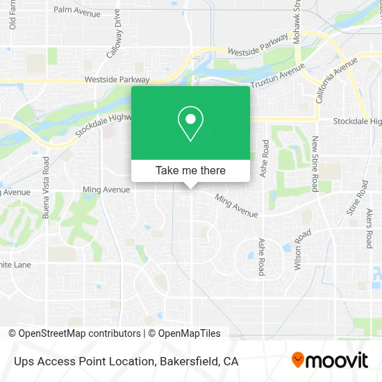 Ups Access Point Location map