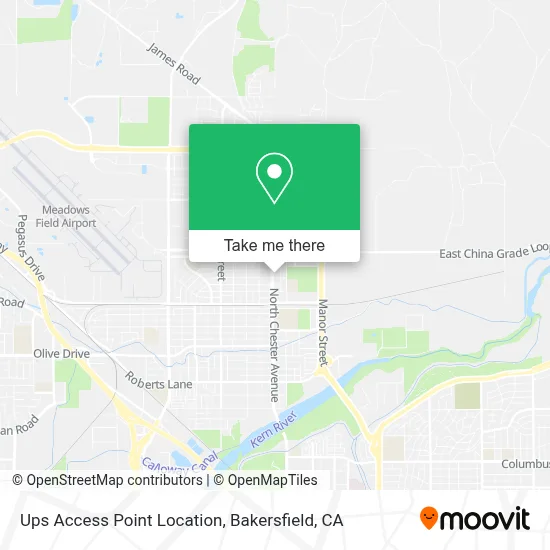 Ups Access Point Location map