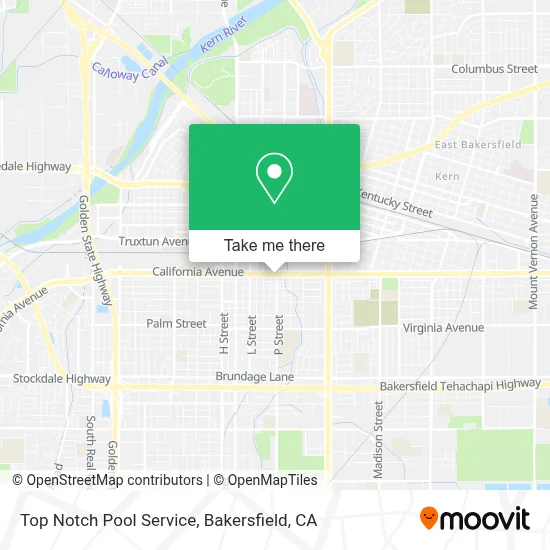 Top Notch Pool Service map