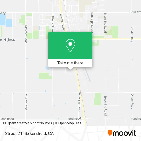 Rue 21 map