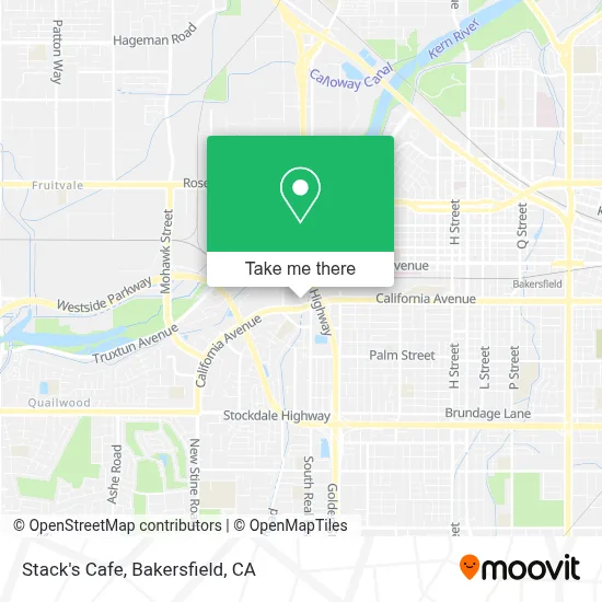 Stack's Cafe map