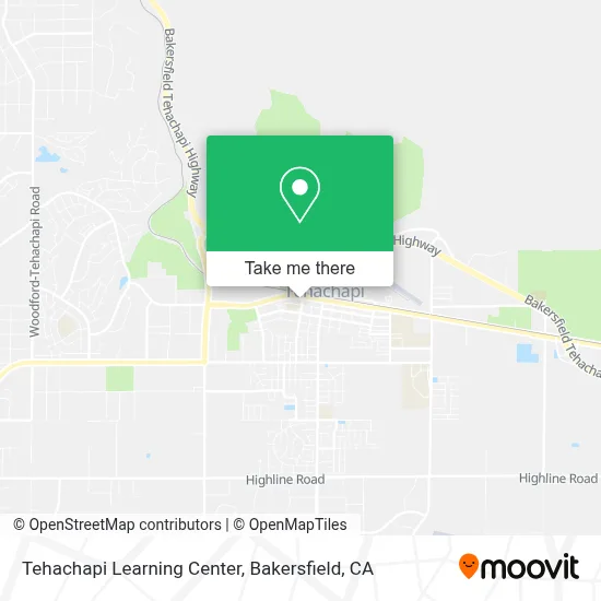 Tehachapi Learning Center map