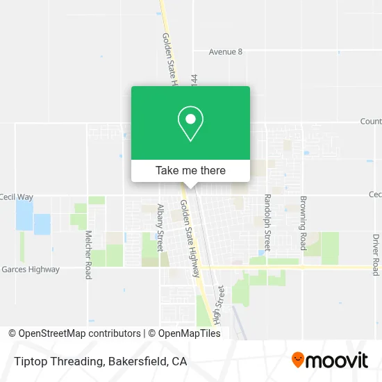 Tiptop Threading map