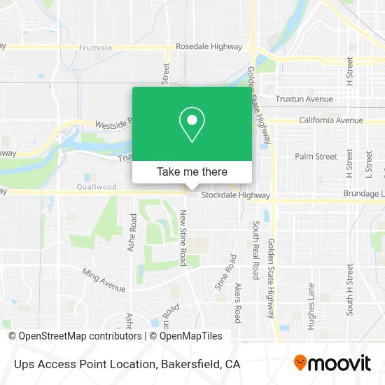 Ups Access Point Location map