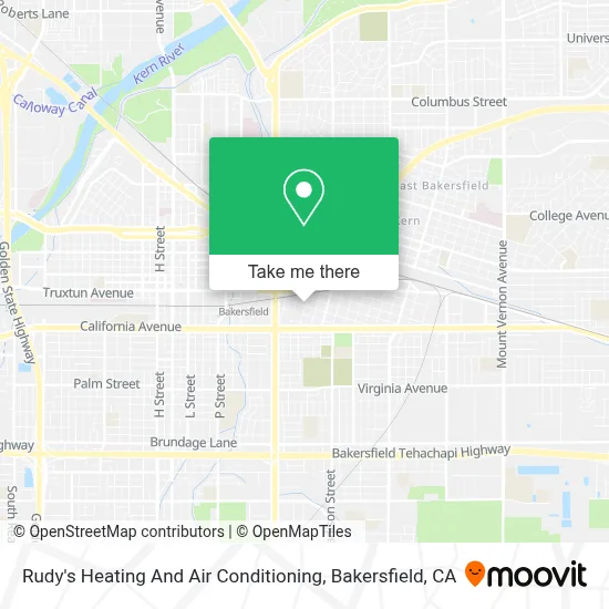 Rudy's Heating And Air Conditioning map