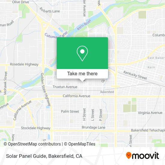 Solar Panel Guide map