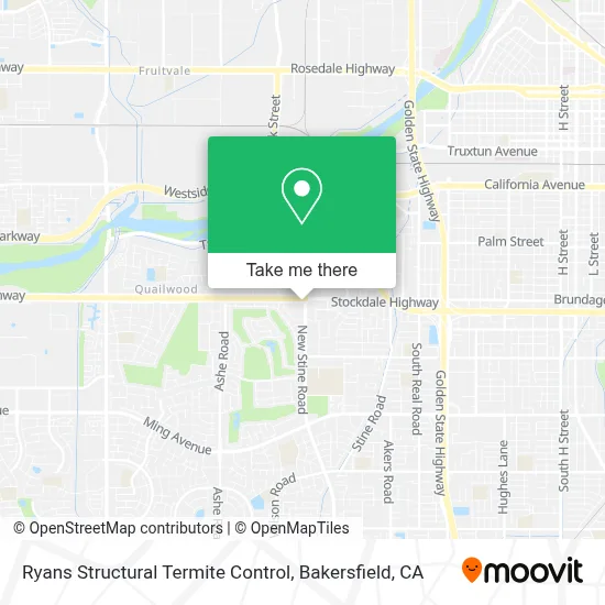 Ryans Structural Termite Control map