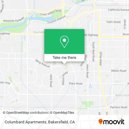 Columbard Apartments map