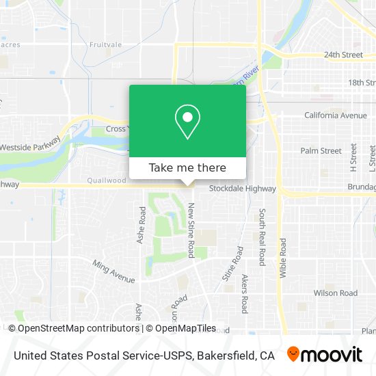 United States Postal Service-USPS map