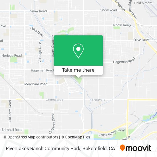 RiverLakes Ranch Community Park map