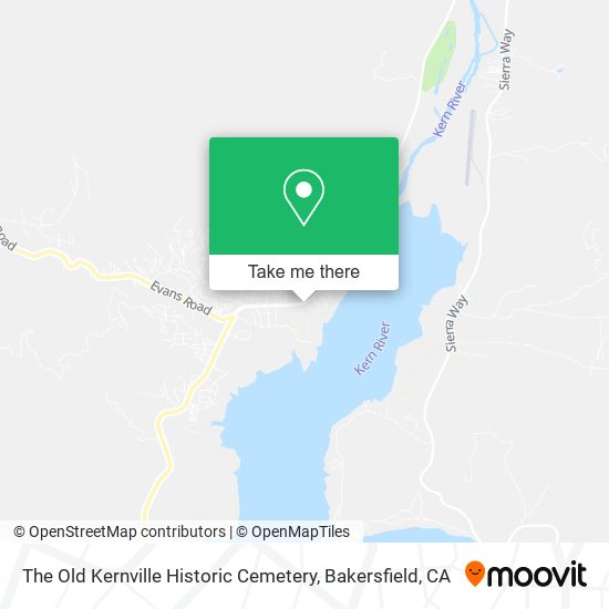 Mapa de The Old Kernville Historic Cemetery