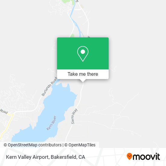 Kern Valley Airport map