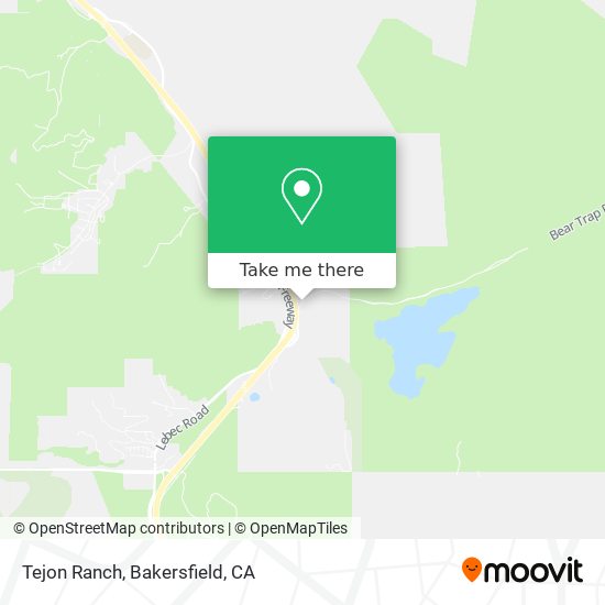 Tejon Ranch map