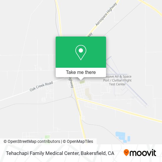 Mapa de Tehachapi Family Medical Center