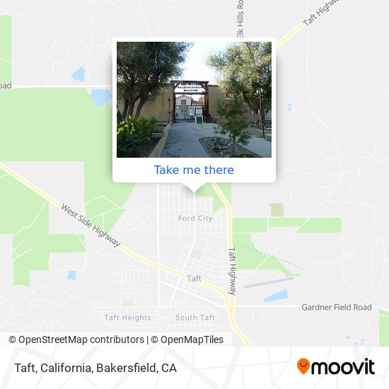 Mapa de Taft, California