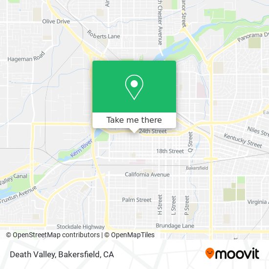 Death Valley map