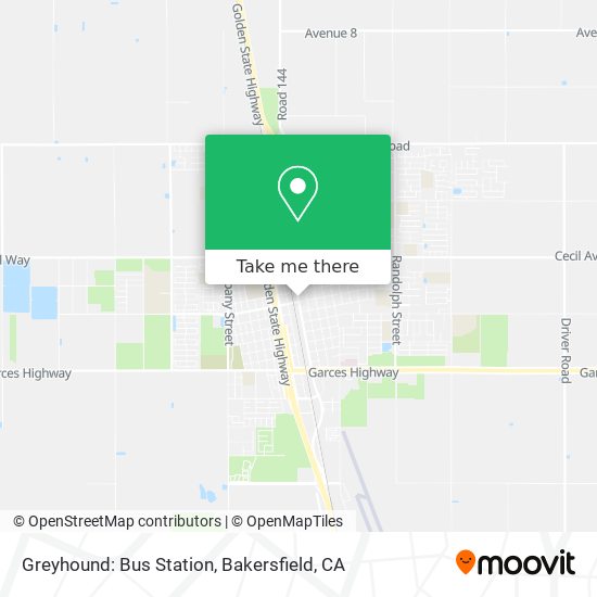 Greyhound: Bus Station map