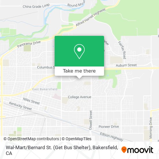 Wal-Mart / Bernard St. (Get Bus Shelter) map