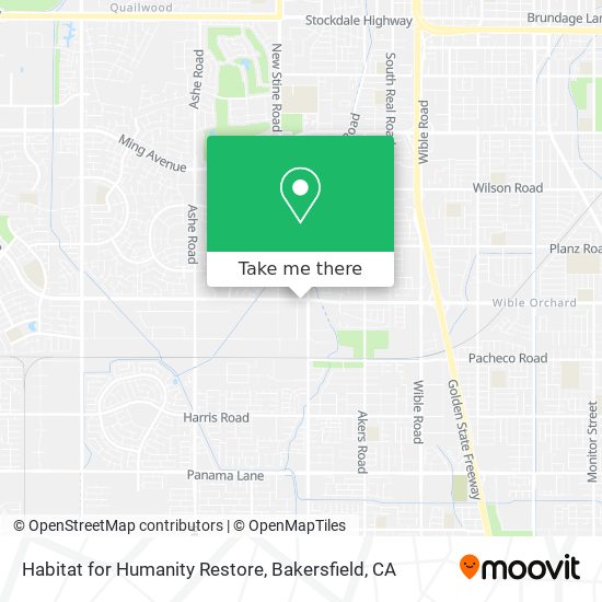 Habitat for Humanity Restore map