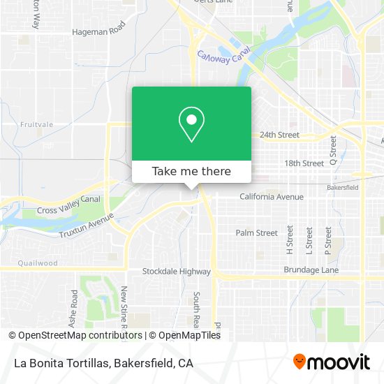 La Bonita Tortillas map