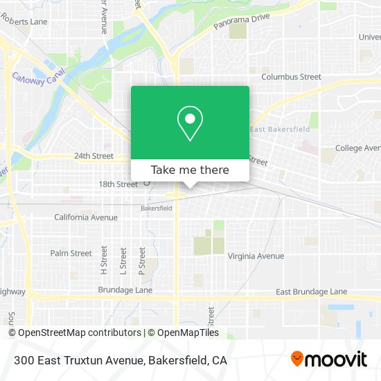 300 East Truxtun Avenue map