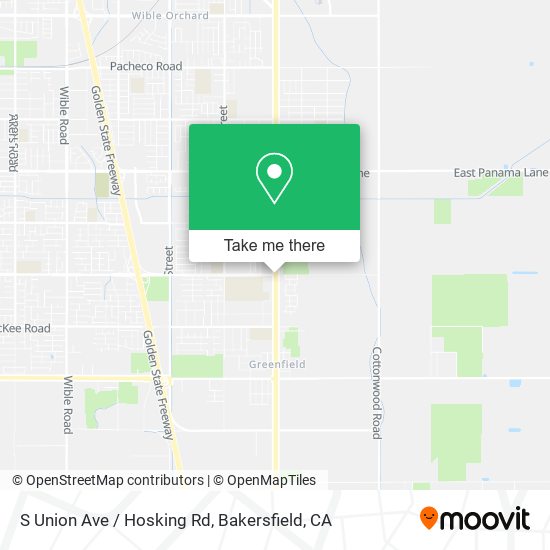 Mapa de S Union Ave / Hosking Rd