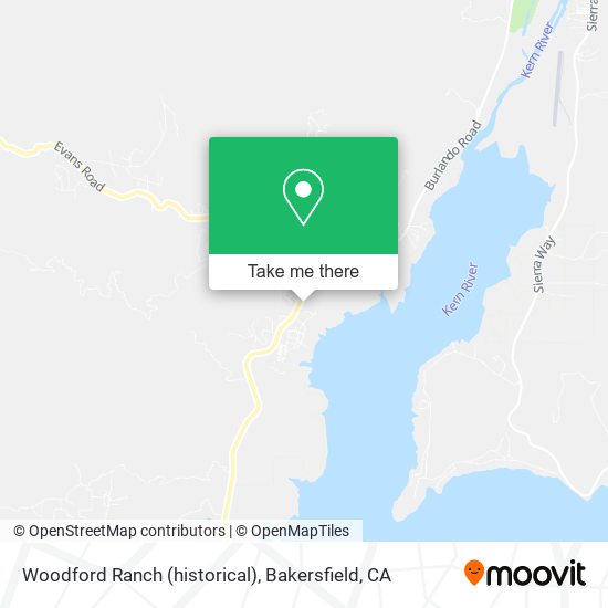 Woodford Ranch (historical) map