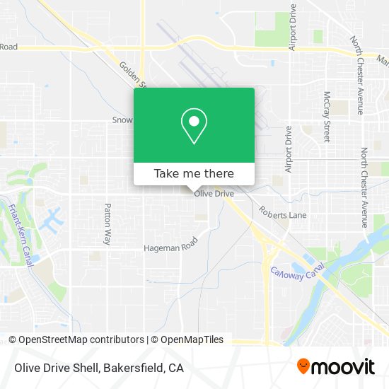 Olive Drive Shell map