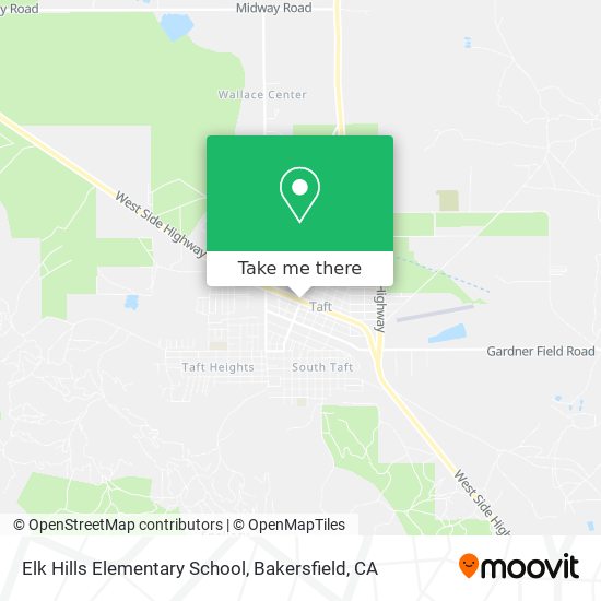 Elk Hills Elementary School map